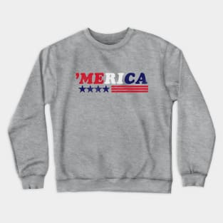 Merica. Vintage Distressed 4th of July Shirt Crewneck Sweatshirt